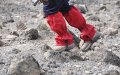 Gaiters prevent gravel and sand from getting into your boots.